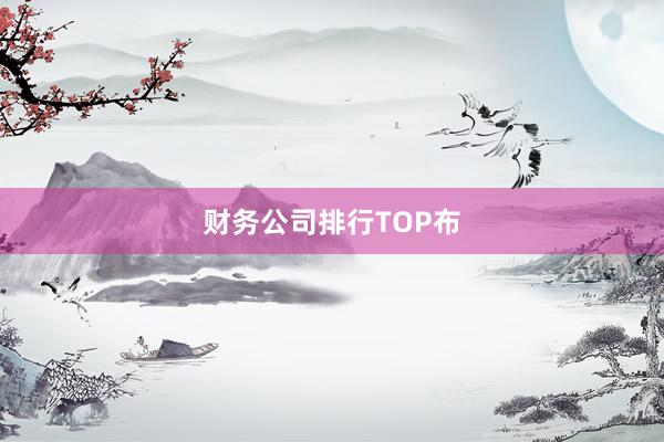 财务公司排行TOP布